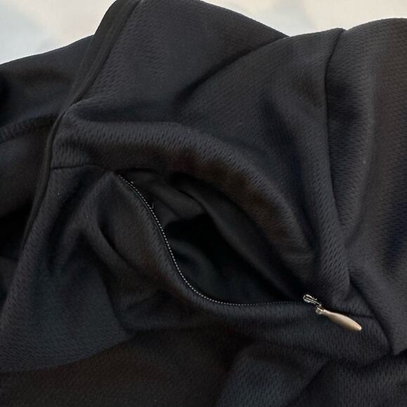 Nike Run Top Size Medium Dri Fit Black Long Sleeve Running Shirt Womens Y2K - Picture 7 of 14